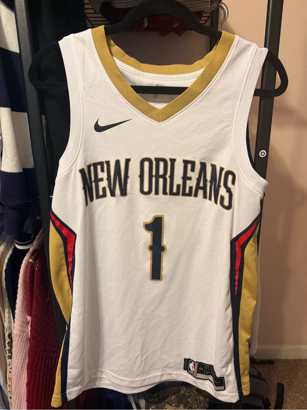 Unisex New Orleans Pelicans Zion Williamson Nike White Jersey